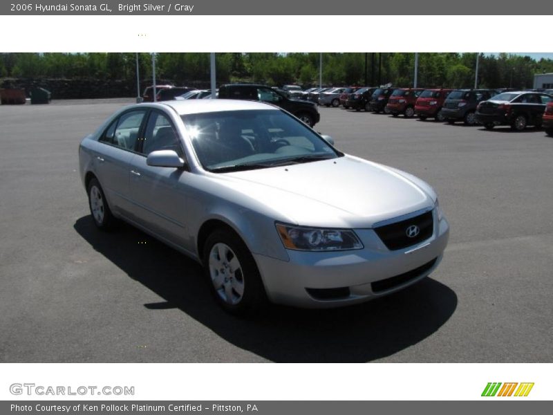 Bright Silver / Gray 2006 Hyundai Sonata GL