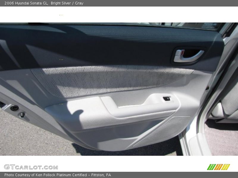 Bright Silver / Gray 2006 Hyundai Sonata GL