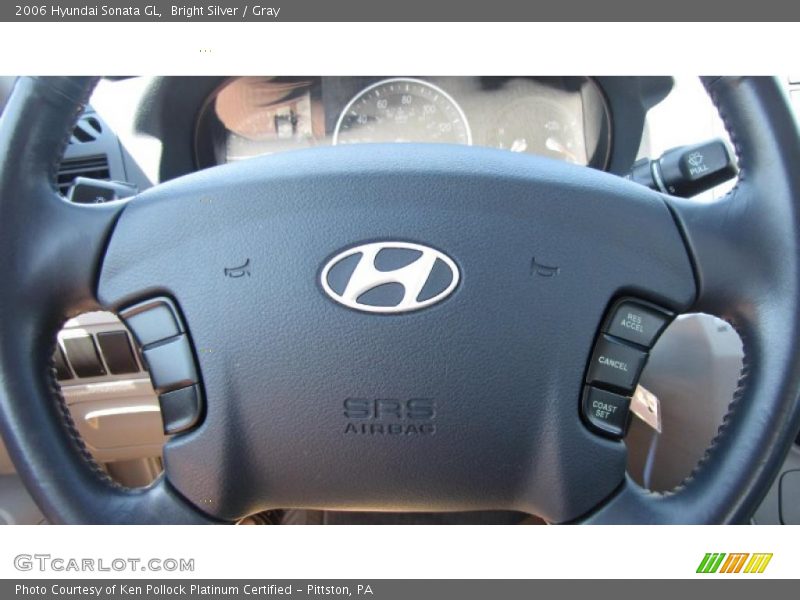 Bright Silver / Gray 2006 Hyundai Sonata GL