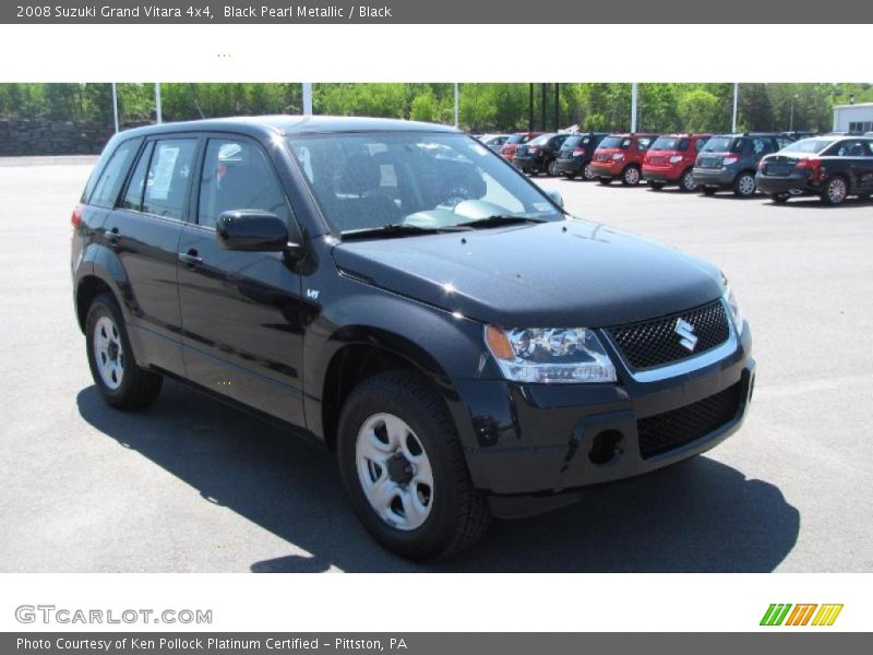 Black Pearl Metallic / Black 2008 Suzuki Grand Vitara 4x4