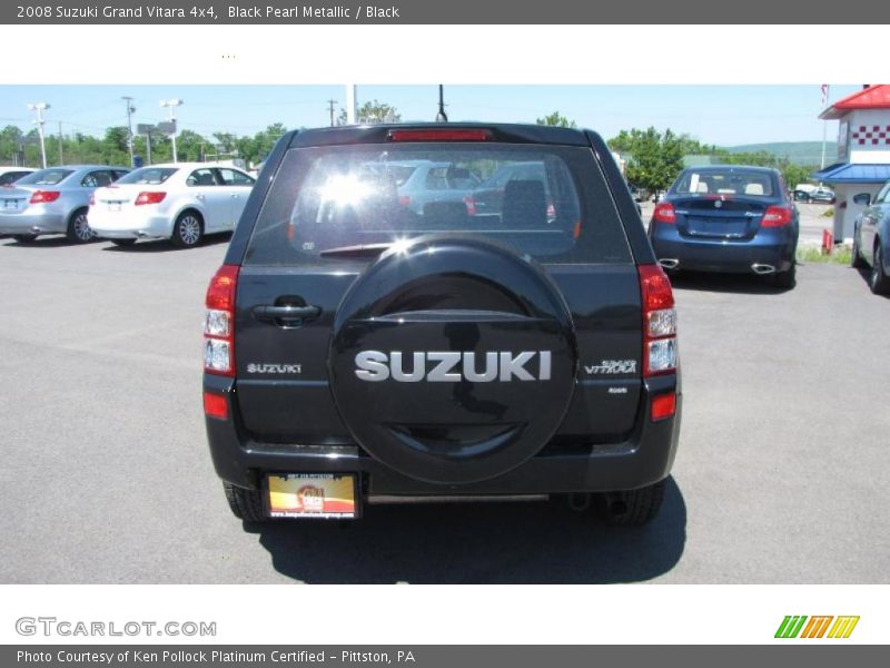 Black Pearl Metallic / Black 2008 Suzuki Grand Vitara 4x4