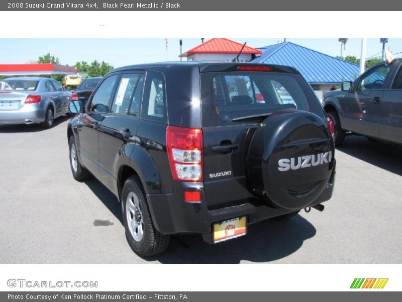 Black Pearl Metallic / Black 2008 Suzuki Grand Vitara 4x4