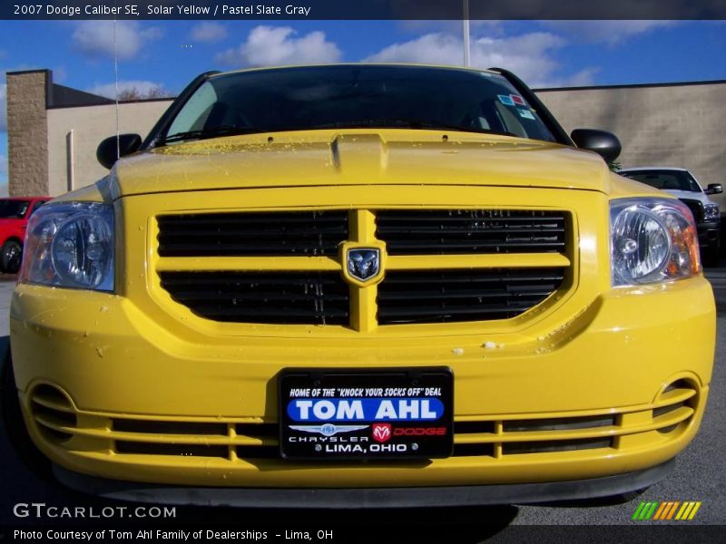 Solar Yellow / Pastel Slate Gray 2007 Dodge Caliber SE