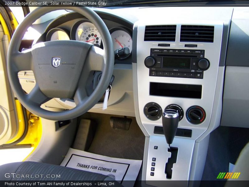Solar Yellow / Pastel Slate Gray 2007 Dodge Caliber SE