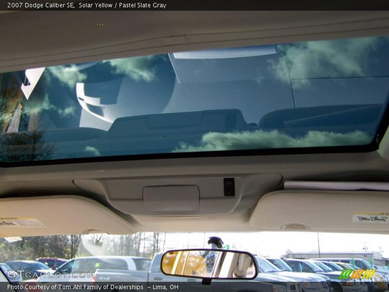 Solar Yellow / Pastel Slate Gray 2007 Dodge Caliber SE