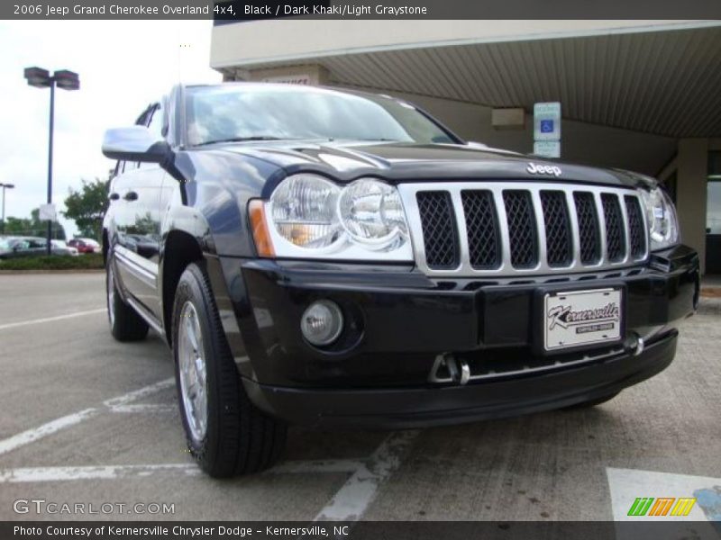 Black / Dark Khaki/Light Graystone 2006 Jeep Grand Cherokee Overland 4x4