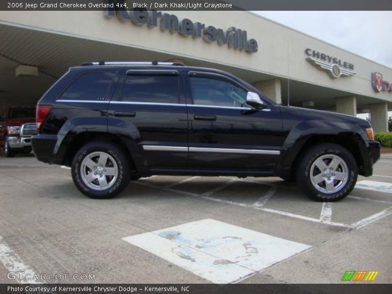 Black / Dark Khaki/Light Graystone 2006 Jeep Grand Cherokee Overland 4x4