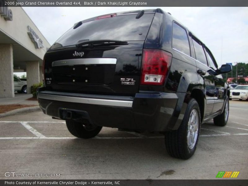 Black / Dark Khaki/Light Graystone 2006 Jeep Grand Cherokee Overland 4x4
