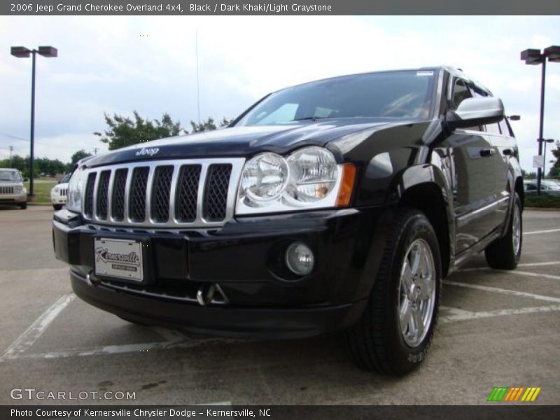 Black / Dark Khaki/Light Graystone 2006 Jeep Grand Cherokee Overland 4x4