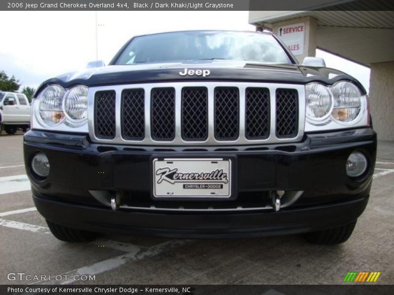 Black / Dark Khaki/Light Graystone 2006 Jeep Grand Cherokee Overland 4x4