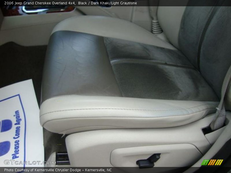 Black / Dark Khaki/Light Graystone 2006 Jeep Grand Cherokee Overland 4x4