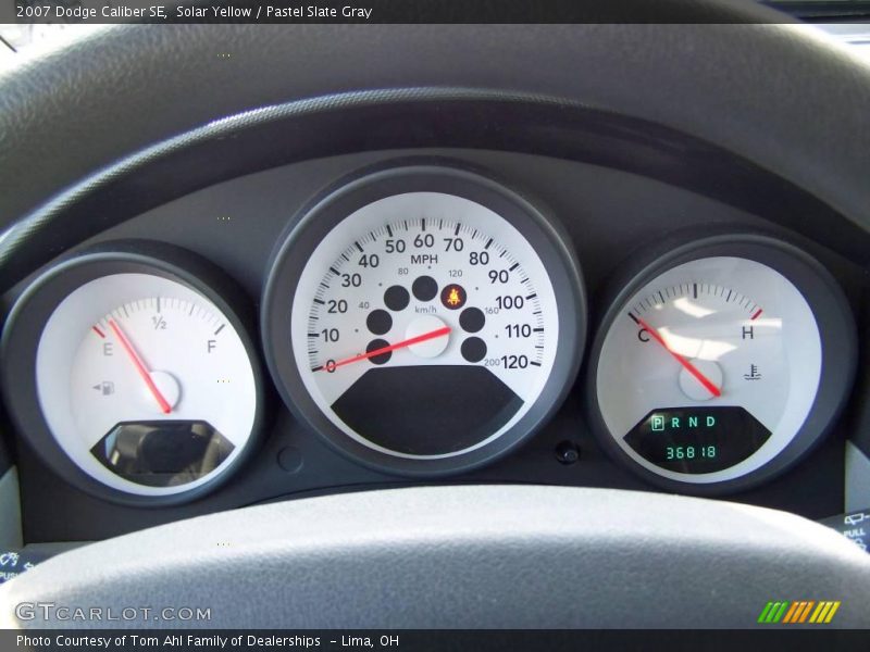 Solar Yellow / Pastel Slate Gray 2007 Dodge Caliber SE