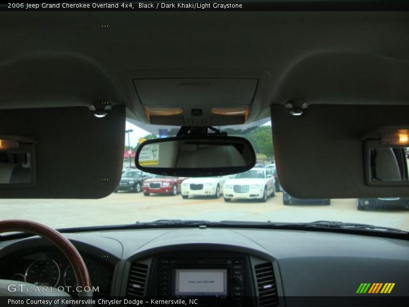 Black / Dark Khaki/Light Graystone 2006 Jeep Grand Cherokee Overland 4x4
