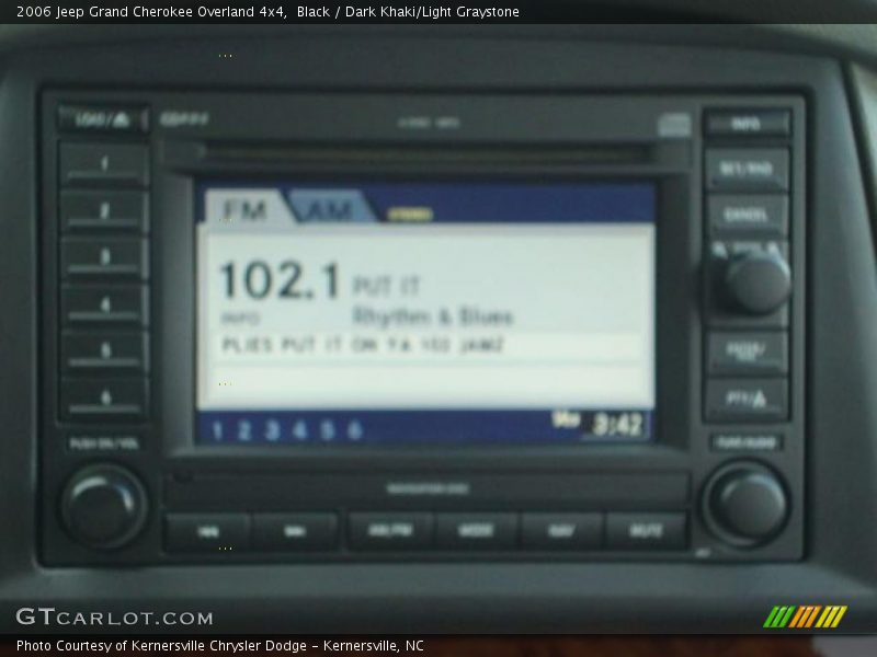 Black / Dark Khaki/Light Graystone 2006 Jeep Grand Cherokee Overland 4x4