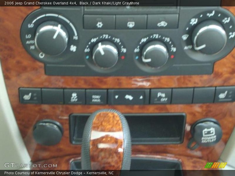 Black / Dark Khaki/Light Graystone 2006 Jeep Grand Cherokee Overland 4x4