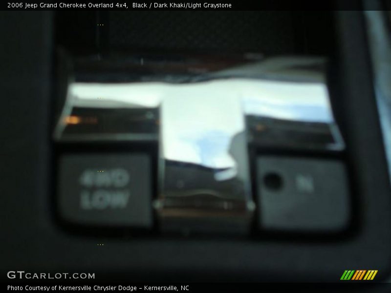 Black / Dark Khaki/Light Graystone 2006 Jeep Grand Cherokee Overland 4x4