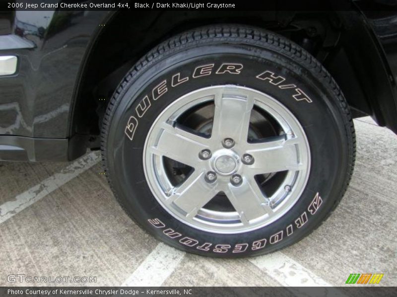 Black / Dark Khaki/Light Graystone 2006 Jeep Grand Cherokee Overland 4x4
