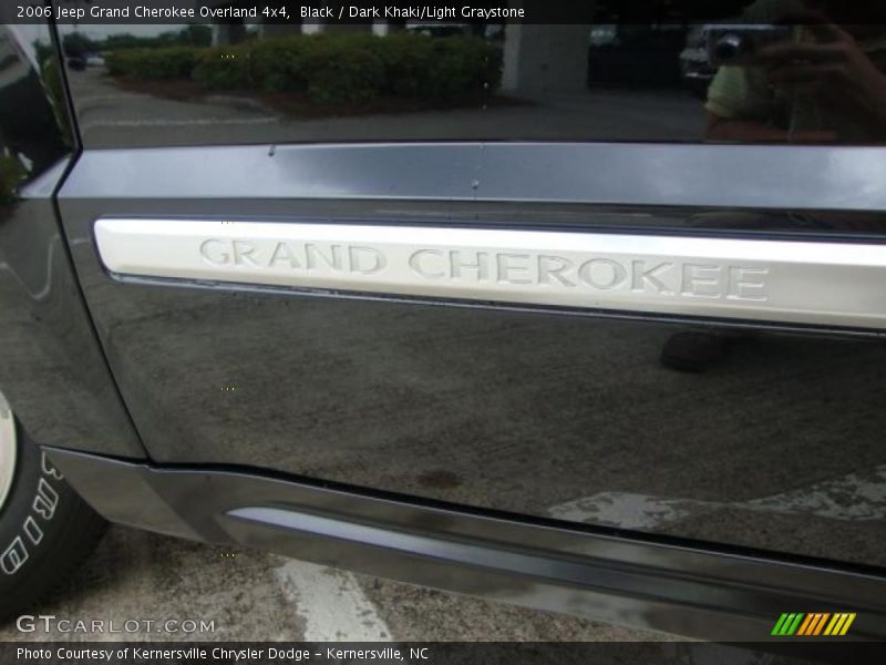 Black / Dark Khaki/Light Graystone 2006 Jeep Grand Cherokee Overland 4x4