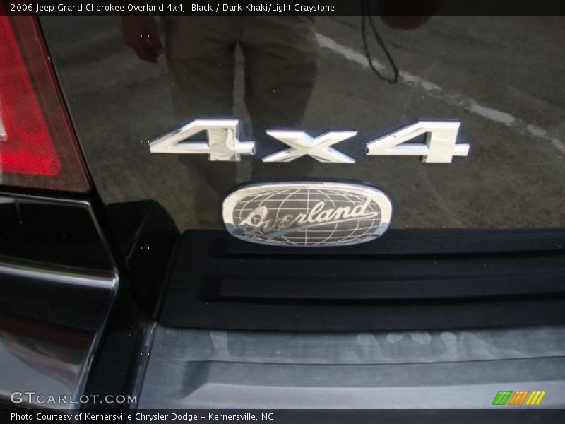 Black / Dark Khaki/Light Graystone 2006 Jeep Grand Cherokee Overland 4x4