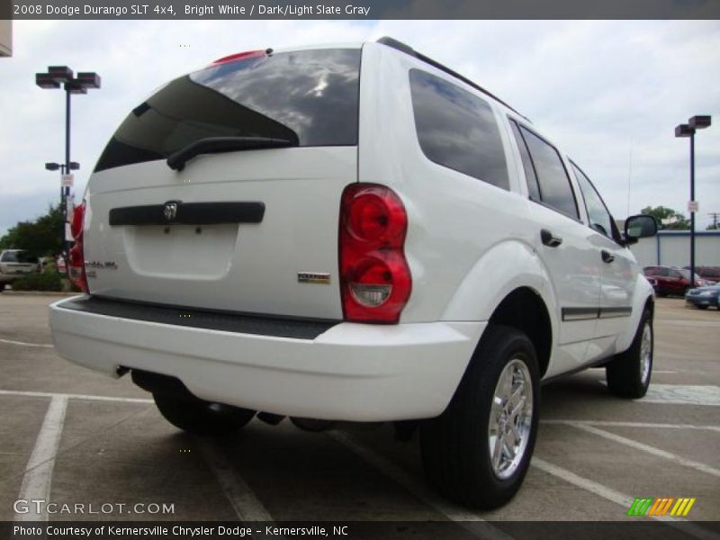 Bright White / Dark/Light Slate Gray 2008 Dodge Durango SLT 4x4