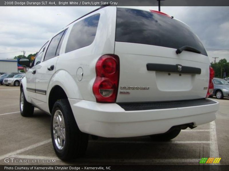 Bright White / Dark/Light Slate Gray 2008 Dodge Durango SLT 4x4