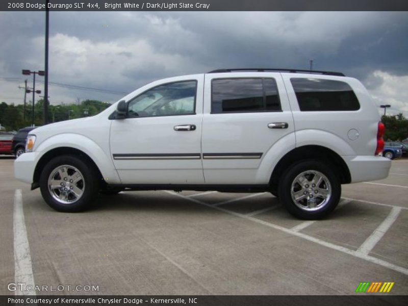 Bright White / Dark/Light Slate Gray 2008 Dodge Durango SLT 4x4