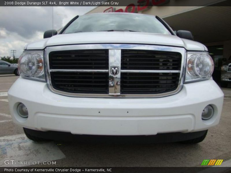 Bright White / Dark/Light Slate Gray 2008 Dodge Durango SLT 4x4
