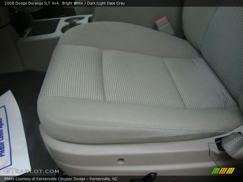 Bright White / Dark/Light Slate Gray 2008 Dodge Durango SLT 4x4