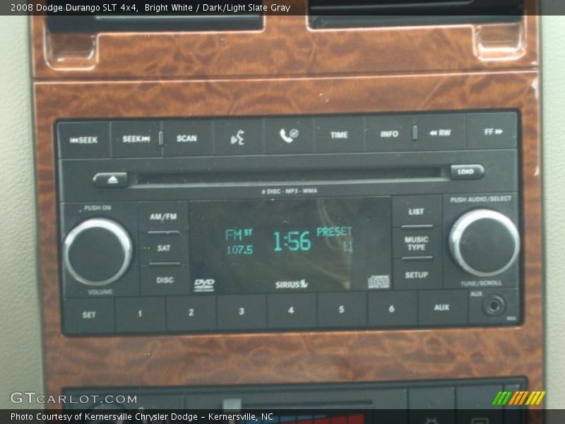 Bright White / Dark/Light Slate Gray 2008 Dodge Durango SLT 4x4