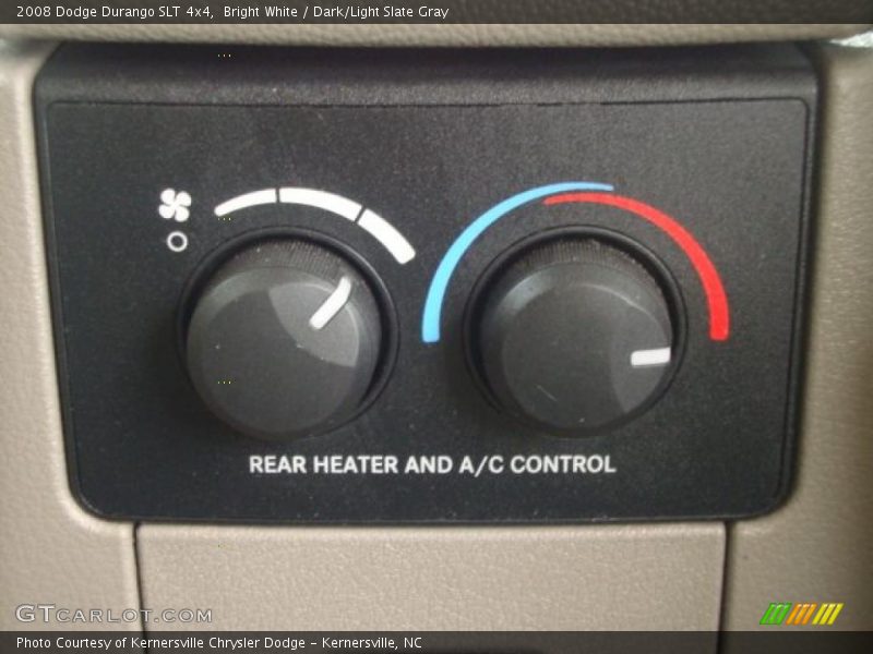 Bright White / Dark/Light Slate Gray 2008 Dodge Durango SLT 4x4