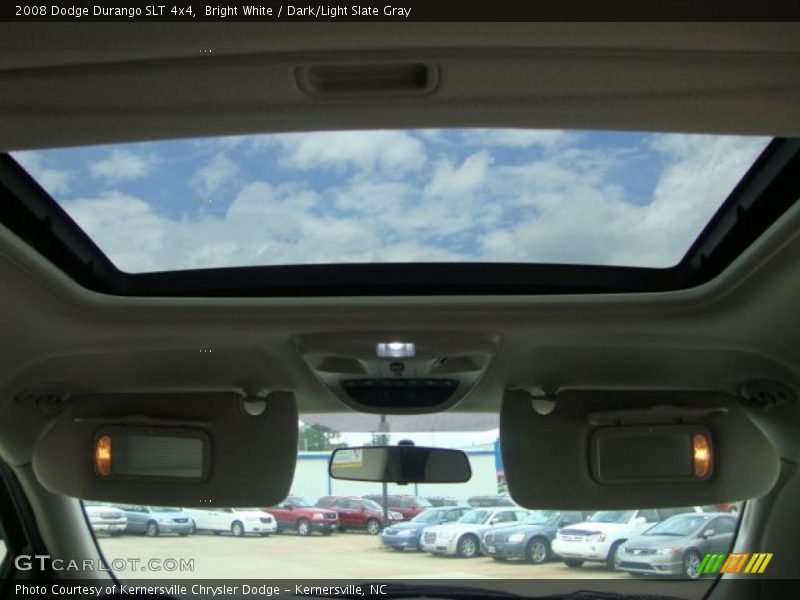 Bright White / Dark/Light Slate Gray 2008 Dodge Durango SLT 4x4