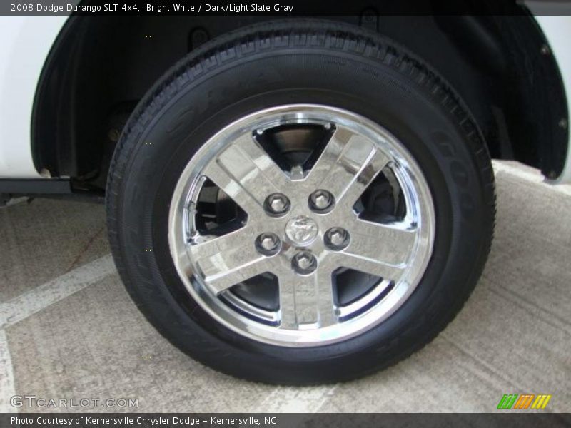 Bright White / Dark/Light Slate Gray 2008 Dodge Durango SLT 4x4