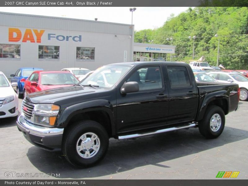 Onyx Black / Pewter 2007 GMC Canyon SLE Crew Cab 4x4
