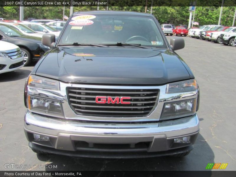 Onyx Black / Pewter 2007 GMC Canyon SLE Crew Cab 4x4