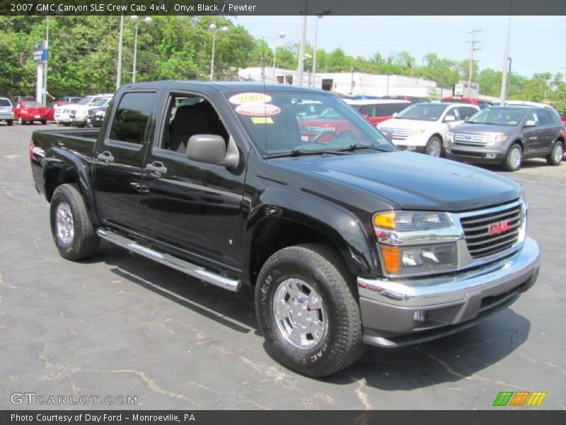 Onyx Black / Pewter 2007 GMC Canyon SLE Crew Cab 4x4