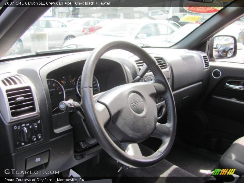 Onyx Black / Pewter 2007 GMC Canyon SLE Crew Cab 4x4