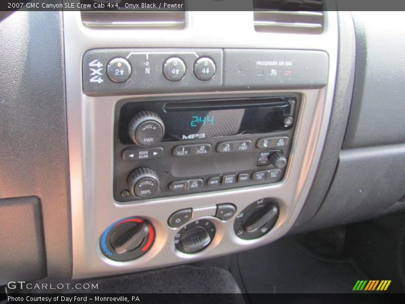 Onyx Black / Pewter 2007 GMC Canyon SLE Crew Cab 4x4