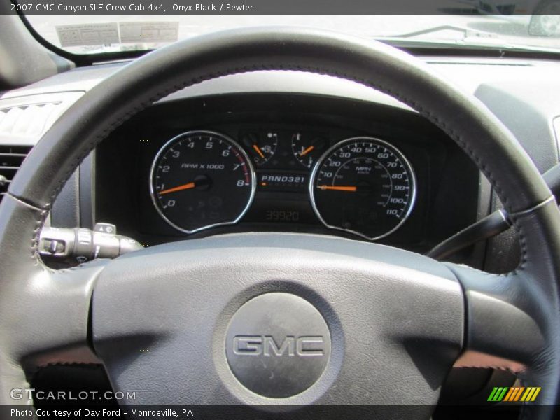 Onyx Black / Pewter 2007 GMC Canyon SLE Crew Cab 4x4