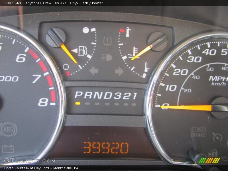 Onyx Black / Pewter 2007 GMC Canyon SLE Crew Cab 4x4