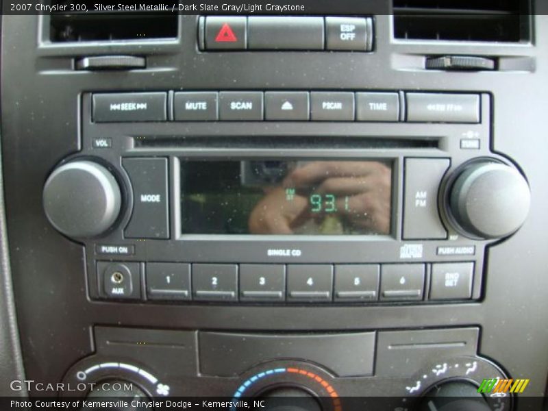 Silver Steel Metallic / Dark Slate Gray/Light Graystone 2007 Chrysler 300