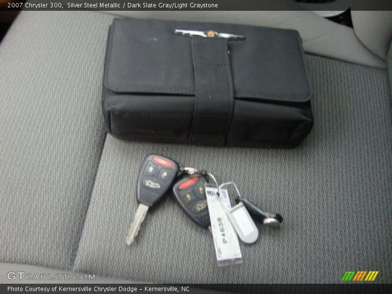 Silver Steel Metallic / Dark Slate Gray/Light Graystone 2007 Chrysler 300