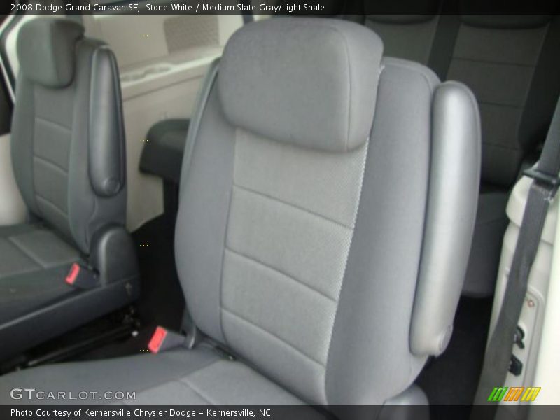 Stone White / Medium Slate Gray/Light Shale 2008 Dodge Grand Caravan SE