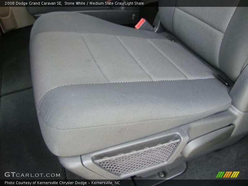 Stone White / Medium Slate Gray/Light Shale 2008 Dodge Grand Caravan SE