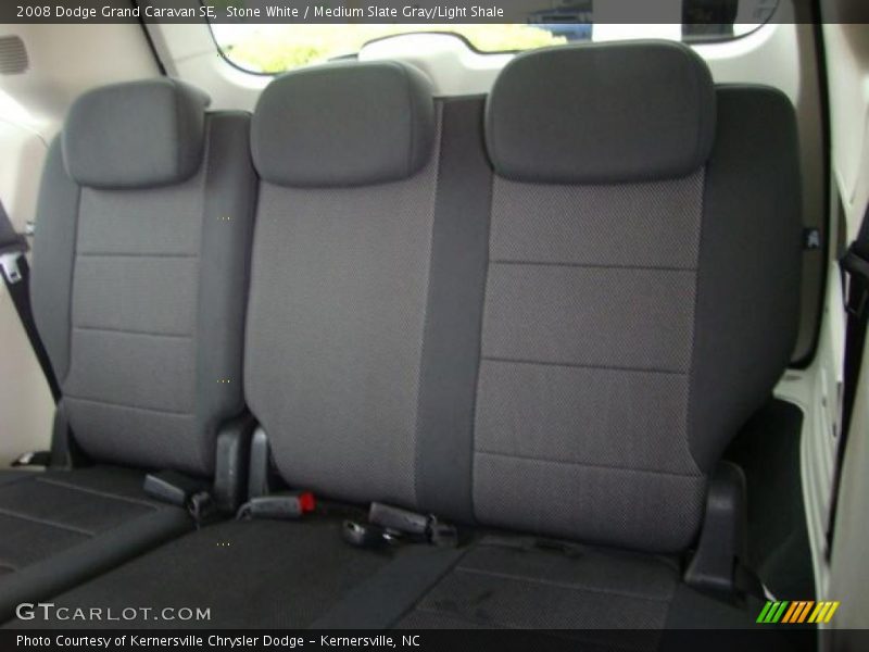 Stone White / Medium Slate Gray/Light Shale 2008 Dodge Grand Caravan SE