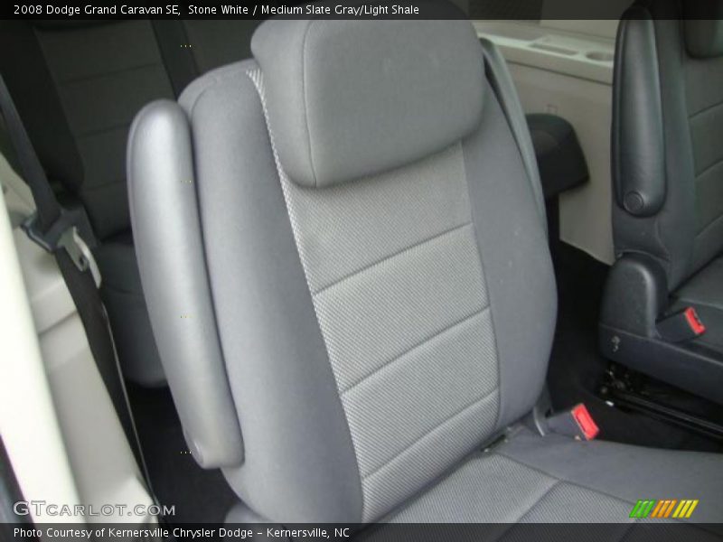 Stone White / Medium Slate Gray/Light Shale 2008 Dodge Grand Caravan SE