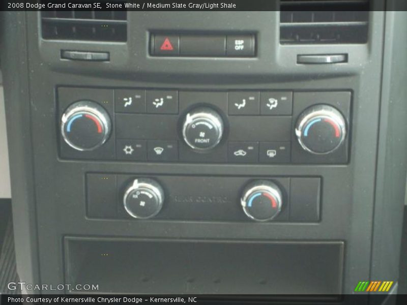 Stone White / Medium Slate Gray/Light Shale 2008 Dodge Grand Caravan SE