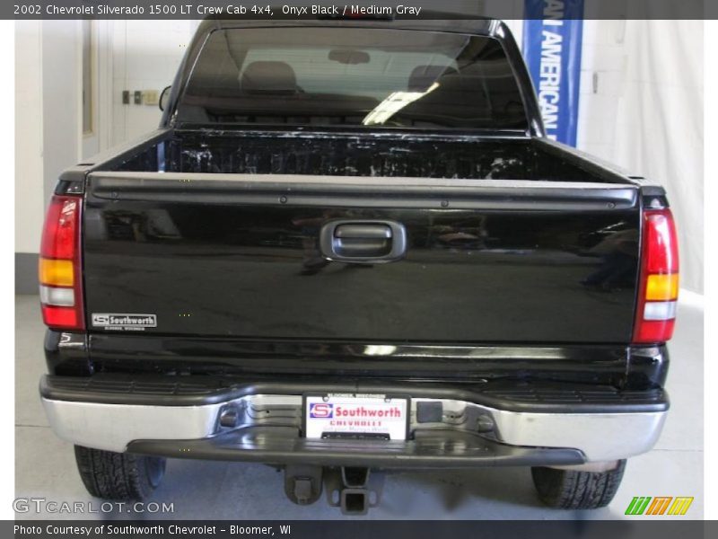Onyx Black / Medium Gray 2002 Chevrolet Silverado 1500 LT Crew Cab 4x4