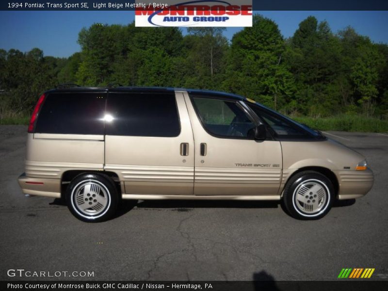 Light Beige Metallic / Beige 1994 Pontiac Trans Sport SE