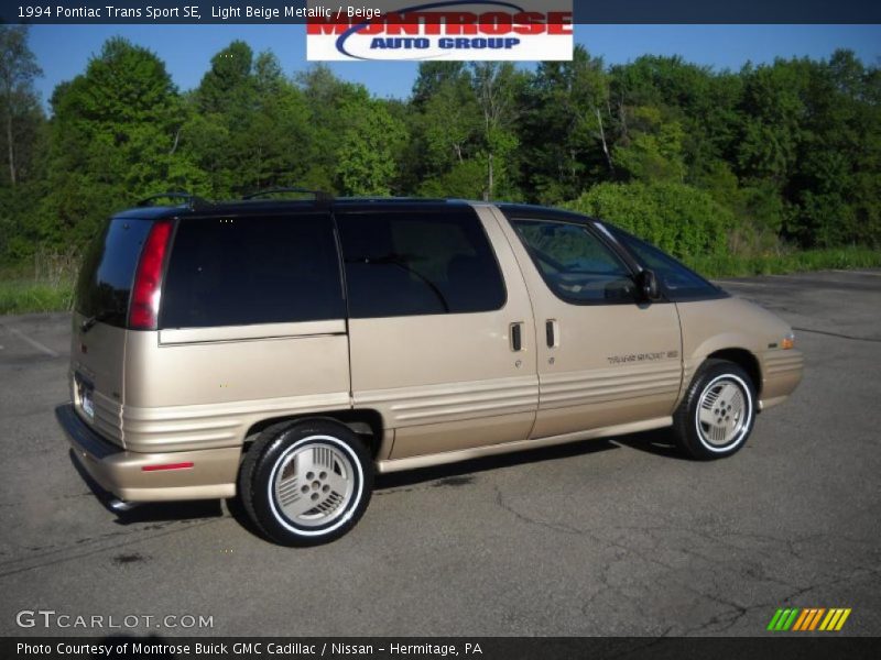 Light Beige Metallic / Beige 1994 Pontiac Trans Sport SE