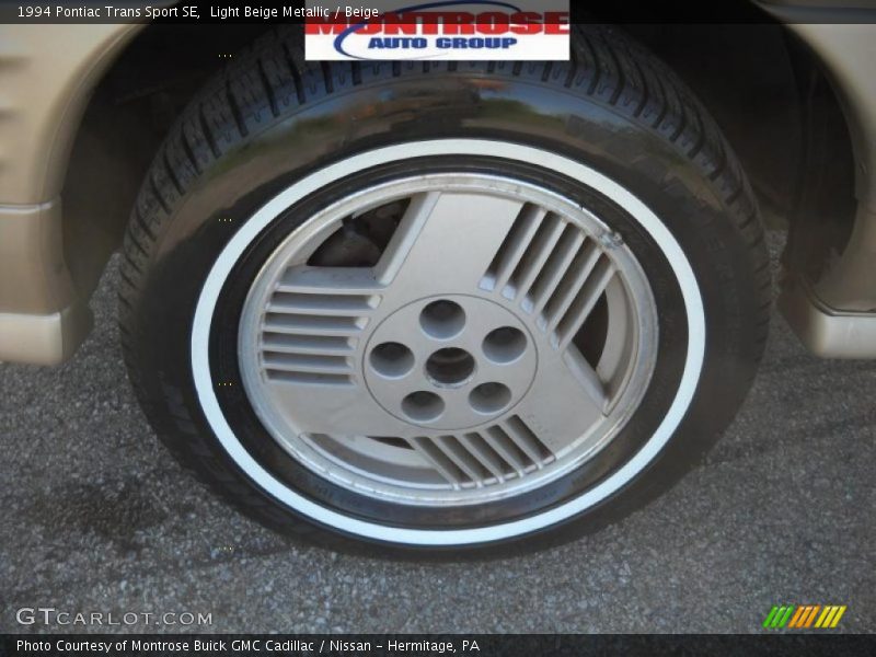 Light Beige Metallic / Beige 1994 Pontiac Trans Sport SE
